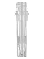 Axygen® 0.5 mL Self Standing Conical Screw Cap Microcentrifuge Tube and Cap, with O-ring, Polypropylene, Clear Cap, Sterile