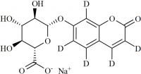 7-Hydroxy Coumarin-d5 Glucuronide Sodium Salt