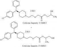 Cetirizine Impurity 15 DiHCl (Mixture of Cetirizine Impurity 11 DiHCl and Cetirizine Impurity 13 DiHCl)
