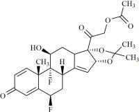 Fluocinonide Impurity 1 (6-beta-Fluoro-delta-14-Fluocinonide)