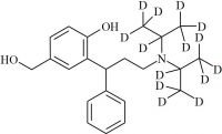 rac-5-Hydroxymethyl Tolterodine-d14