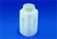 Bottle, Square, Wide Mouth, Polypropylene