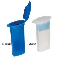 Slide Mailer, Polypropylene, Flip Top, for 2 slides, Blue