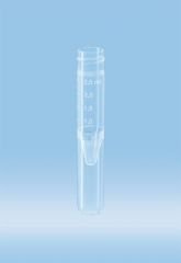 2.5 ml  Rounded False Bottom Screw Cap Aliquot Tube 75x13