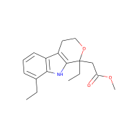 1,8-Diethyl-1,3,4,9-tetrahydro-pyrano[3,4-b]indole-1-acetic Acid Methyl Ester