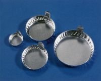 Disposable Round Aluminum Dishes with Tabs