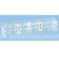 Rack, PC, format 10 x 2, suitable for tubes 100 x 21.5 mm