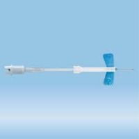 Safety-Multifly® needle, 23G x 3/4'', blue, tube length: 80 mm