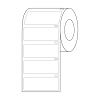 Label Roll, Cryo, Direct Thermal, 43x19mm, for Large Tubes, White