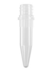 Axygen® 1.5 mL Conical Screw Cap Tubes Only, Polypropylene, Clear, Nonsterile