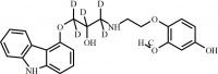 4-Hydroxyphenyl Carvedilol-d5