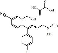 Citalopram Ring-opening Impurity Oxalate (Citalopram Alkene Impurity Oxalate) (Mixture of Z and E Isomers)