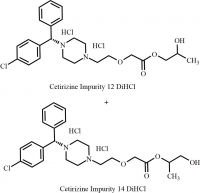 Cetirizine Impurity 16 DiHCl (Mixture of Cetirizine Impurity 12 DiHCl and Cetirizine Impurity 14 DiHCl)