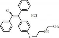 N-Desethyl Clomiphene HCl (Mixture of Z and E Isomers)