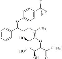 Fluoxetine N-Glucuronide Sodium Salt (Mixture of Diastereomers)