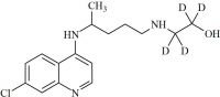 Hydroxychloroquine Sulfate EP Impurity C-d4 (Desethyl Hydroxy Chloroquine-d4)