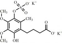 Idebenone Related Compound 1 (2H-QS-4 Sulfate Potassium Salt)