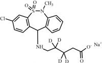 Tianeptine MC5-d4 (pentanoic acid metabolite)