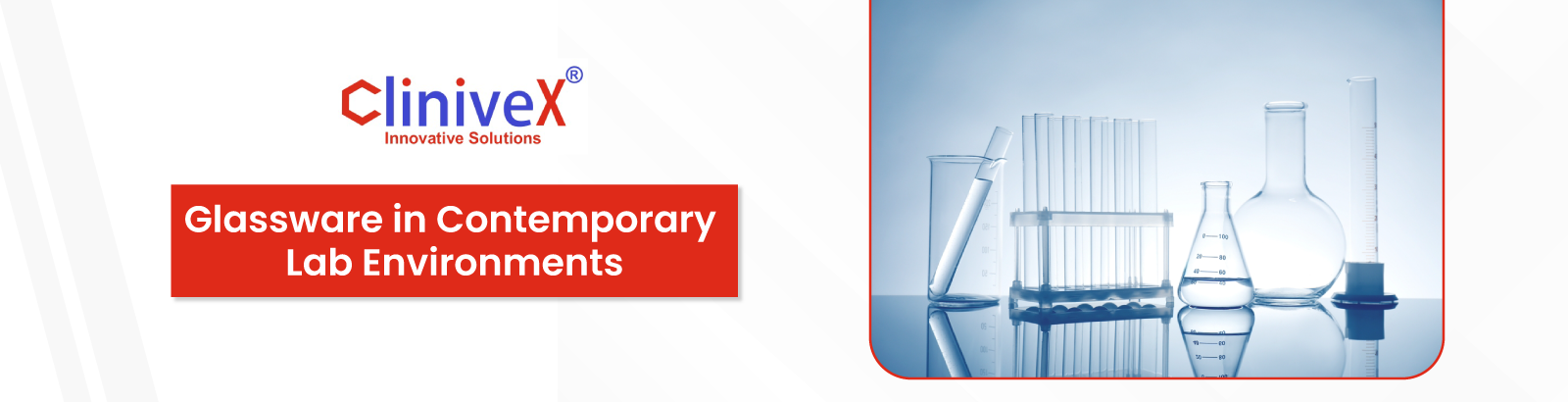 glassware in lab
