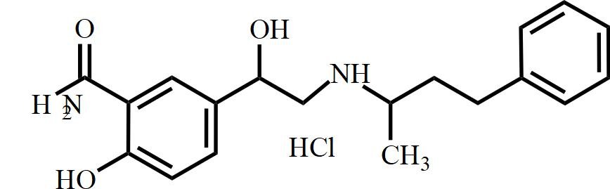 Structures of labetalol hydrochloride and its related impurity